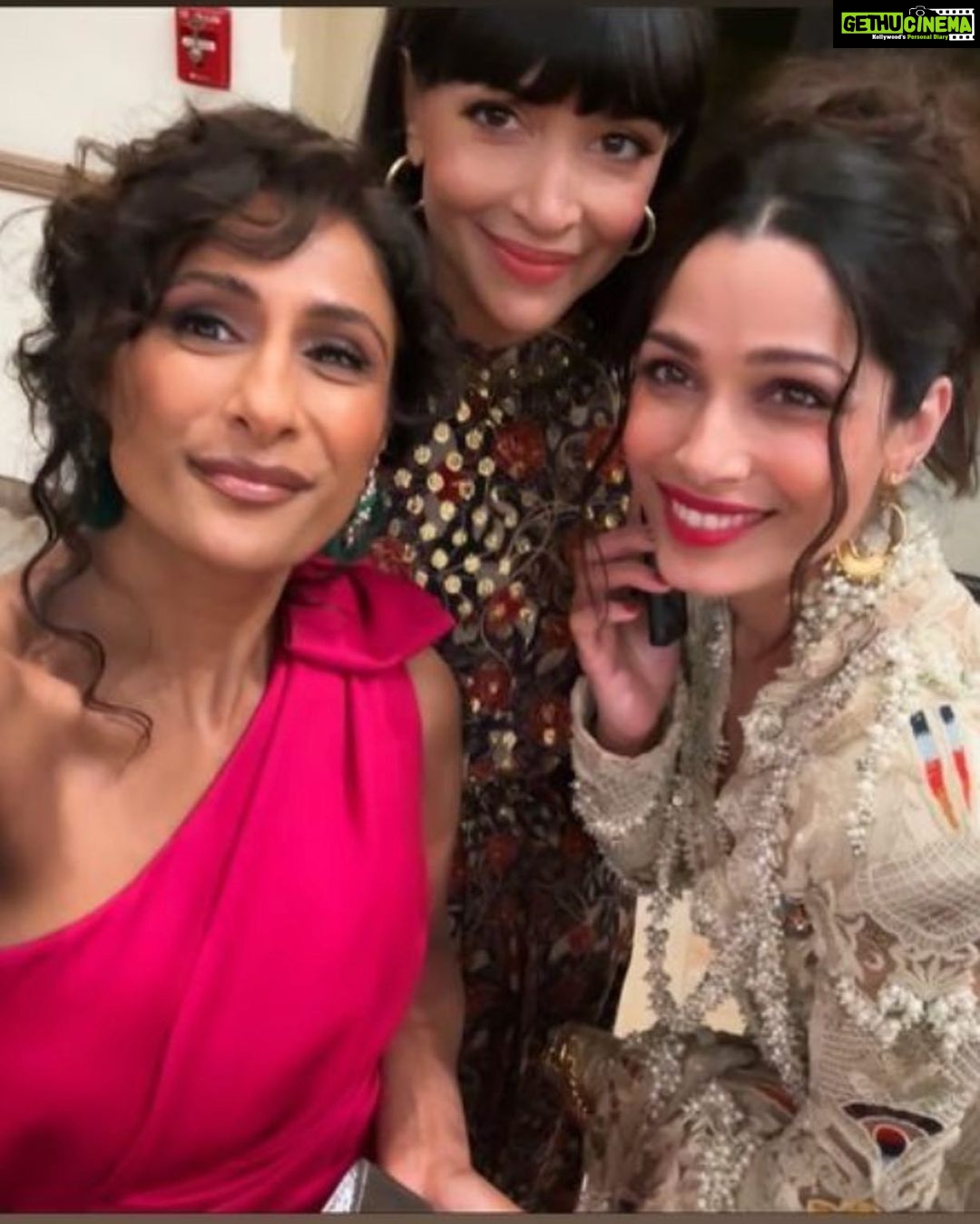 Freida Pinto Instagram - Last night I celebrated South Asian Excellence at the Oscars with my excellent ladies. These women have been doing the real work for a long time and I felt so blessed that they chose me to be their date for the evening. Los Angeles, California