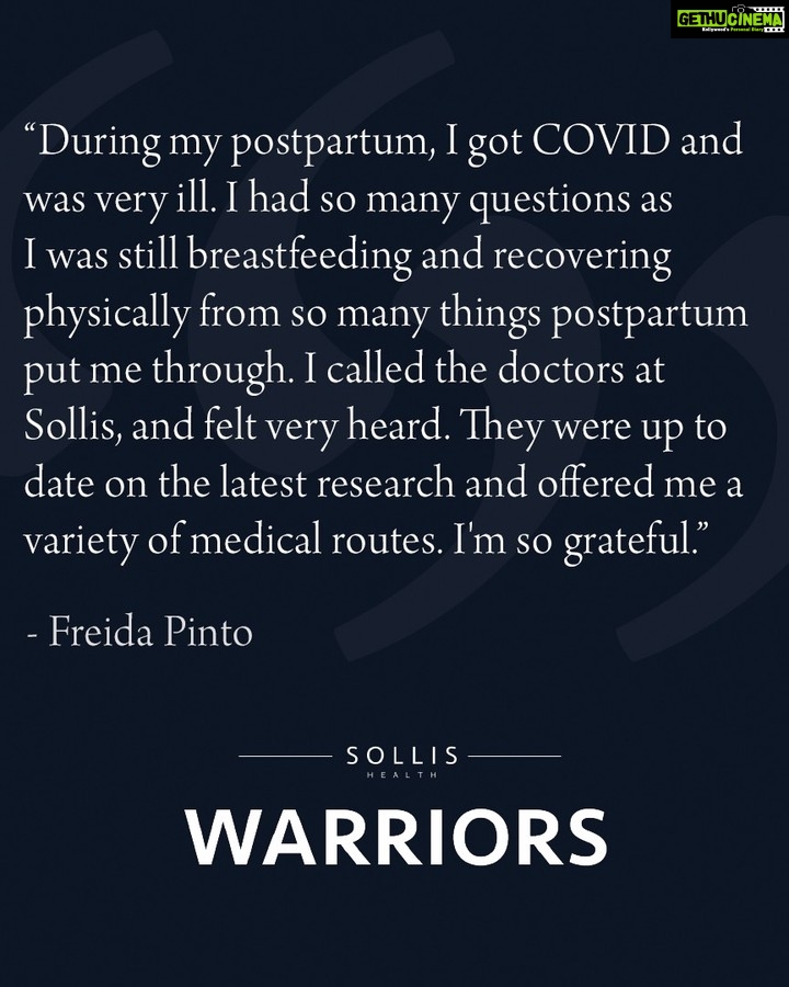 Freida Pinto Instagram - Last November, I had a candid conversation with @voguebeauty to speak about my experience with postpartum. Today, I am joining @sollishealth and their Warrior Campaign in an effort to create more space for honest conversations surrounding health. I wanted to highlight some stats I learned through my research. Did you know the maternal death rate for BIPOC women is 2.5 times higher than their caucasian counterparts? That one in five mothers suffer from postpartum depression during their pregnancy and or postpartum? And that over 65,000 women in the US yearly experience life threatening comorbidities related to pregnancy? The United States has the highest maternal mortality rate of industrialized nations— at a shocking 17.5 out of 100,000 births. Of these 52 % occur after the delivery or postpartum... To learn more about my experience and other chronic and invisible health conditions check out @sollishealth Los Angeles, California