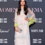 Freida Pinto Instagram - What a glorious night celebrating women in film all over the world at Vanity Fair's Women in Cinema dinner. @RedSeaFilm #FilmIsEverything #RedSeaIFF22