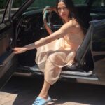 Freida Pinto Instagram - Today is the day!! Meet the limited edition pop of color from @fredasalvador and I. The perfect sneaker color for all seasons. You can dress it up, or dress it down. The best part is that all proceeds from the sale of this sneaker go to @girlsclubny so you can rock your sneakers knowing you are empowering a new generation of girls to accomplish whatever they set their hearts to! Go get your LIBBY in blue today and tag us in your photos! The more you wear them the comfier they become.