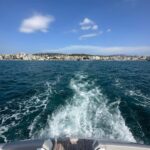 Freida Pinto Instagram - Blue as far as the eye can see… Plus Cory climbing (and jumping) off the cliff face. Mallorca