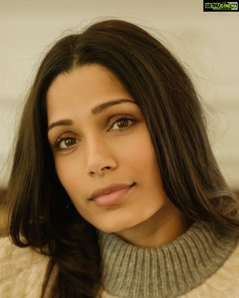 Freida Pinto Instagram - You should never feel guilty for starting again. Every new beginning comes from some other beginnings end. London, United Kingdom