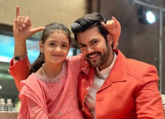 Ganesh Venkatraman Instagram - Twinning with my Niece 💞💞 #littleangel #familywedding #prettyinpeach #happytimes #familytime #purelove❤️ #allmyheart