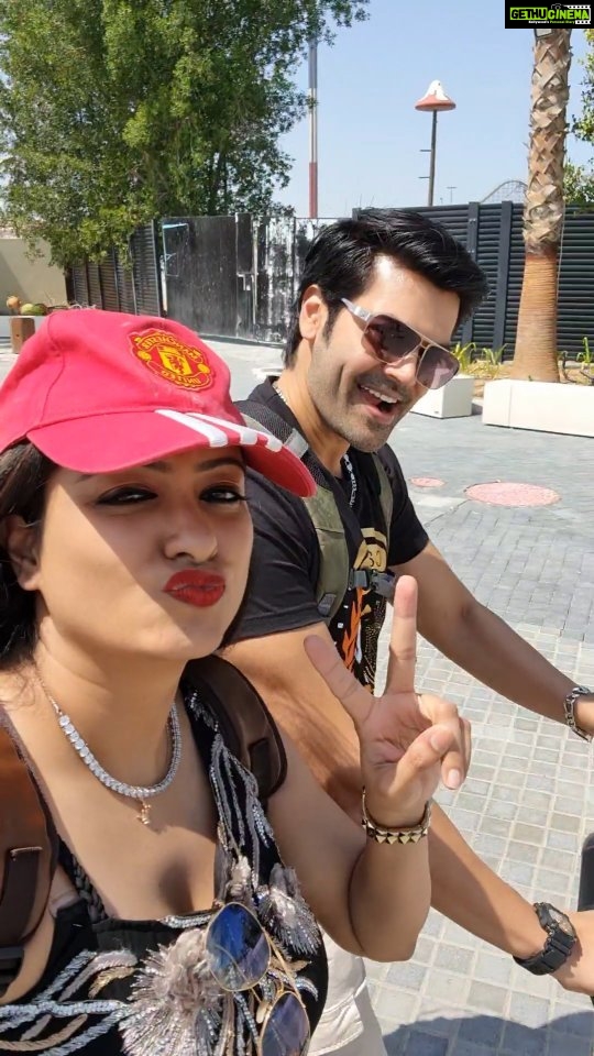 Ganesh Venkatraman Instagram - Thats how we roll ❤❤ #vacationmode #summerholidays #familytime #holiday #Dubai #motiongate #innerchild  @motiongatedubai  @dreamworks