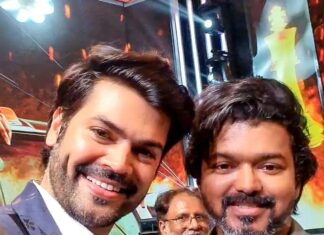 Ganesh Venkatraman Instagram - Only unconditional love & respect for #Vijay anna for the warmth and love he always gives others ❤️❤🤗🤗 @actorvijay Today his speech was 🔥🔥🔥 #thalapathyfan for life ❤ #Thalapathy #varisuaudiolaunch #thalapathyspeech #thalapathyvijay