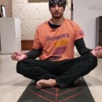 Gautham Karthik Instagram - My Yoga journey has only been 4 months, but honestly, I never thought it would be such a big part of my life. In this silence, in this calm, you truly connect with yourself, your true self! Yoga... it's shifted my consciousness, it's made me grow, it's made me focus, and I feel more connected with myself than ever. It's changing my life, day by day... Slowly but surely...❤️ Thank you @tara_sudarsanan maam for guiding me through this wonderful journey 😊 Chennai, India