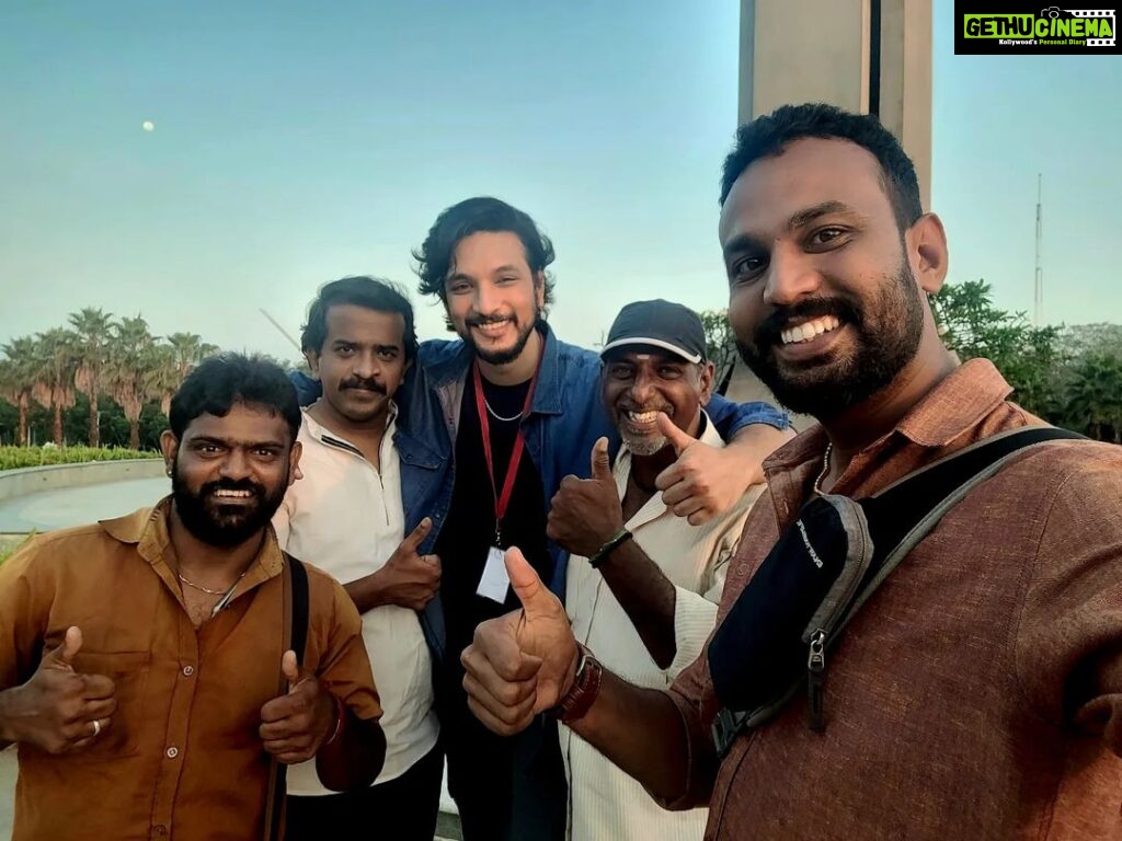 Gautham Karthik Instagram - Pathuthala has been a really long journey for me and it's finally wrapped! This wouldn't have been possible without my team who stood by me and supported me through it all ❤️ See you all on March 30th in theatres😊 #pathuthalafrommarch30 Chennai, India