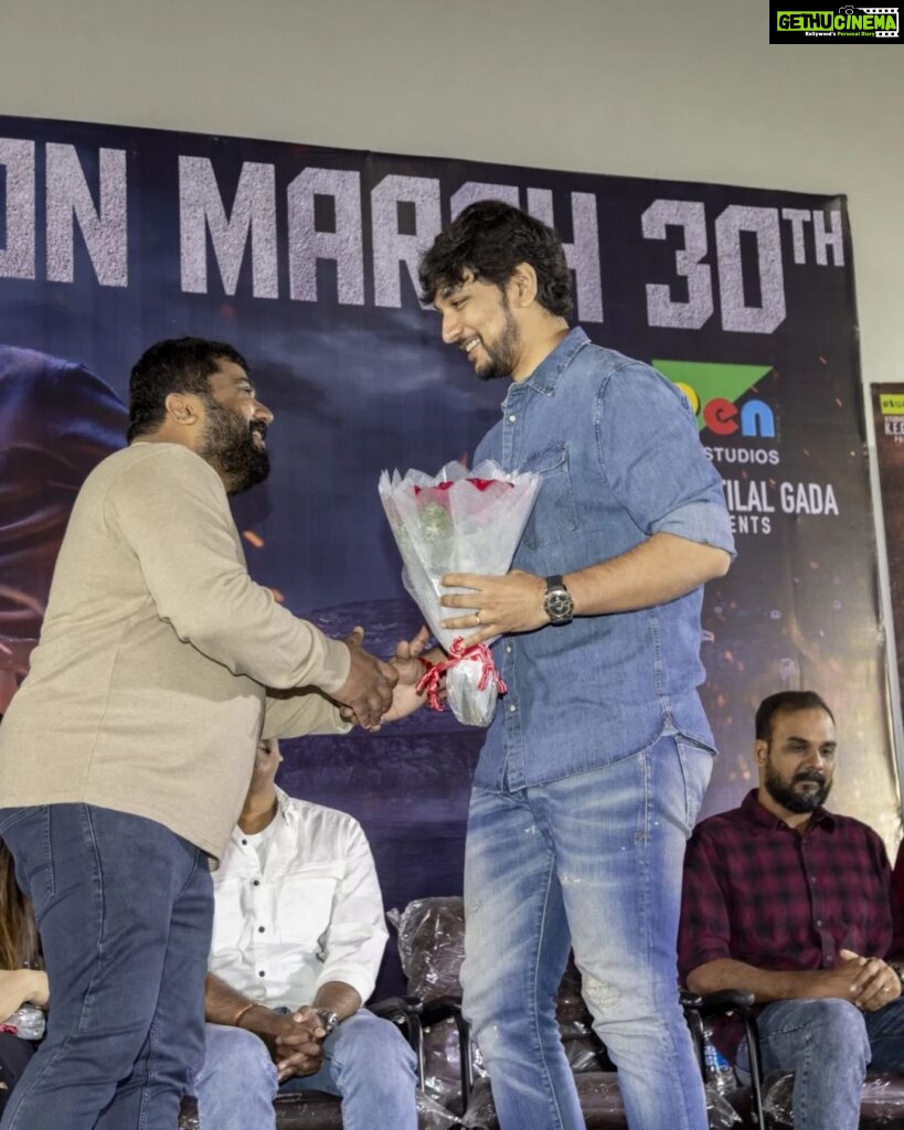 Gautham Karthik Instagram - 5 more days to go for #pathuthala release😊 Catch it in theatres on March 30th!🔥 📸 @kiransaphotography #pathuthalafrommarch30 Kamala Cinemas