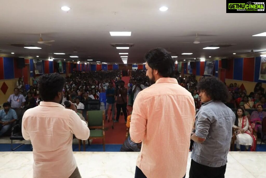 Gautham Karthik Instagram - Thank you @vistaspallavaram_official for hosting us during your International Woman's day event! 😊 Had an amazing time with you all. Thank you so much for showing me and the #1947August16 team so much love and support! Hope to visit you all again soon ❤️ 📸 : @dineoffcl @barath_freakz__ Hair: @hemalathahairandmakeup Vels University Pallavaram