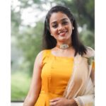 Gayathrie Instagram - For #Udanpaal promotions ✨ Styling : @shimona_stalin Outfit : @vkfashion2018 Accessories : @aarveechennai Photographer : @kanmaniphotography