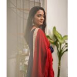 Gayathrie Instagram - For #Udanpaal promotions ✨ Styling : @shimona_stalin Outfit : @tamarachennai Photographer: @kanmaniphotography