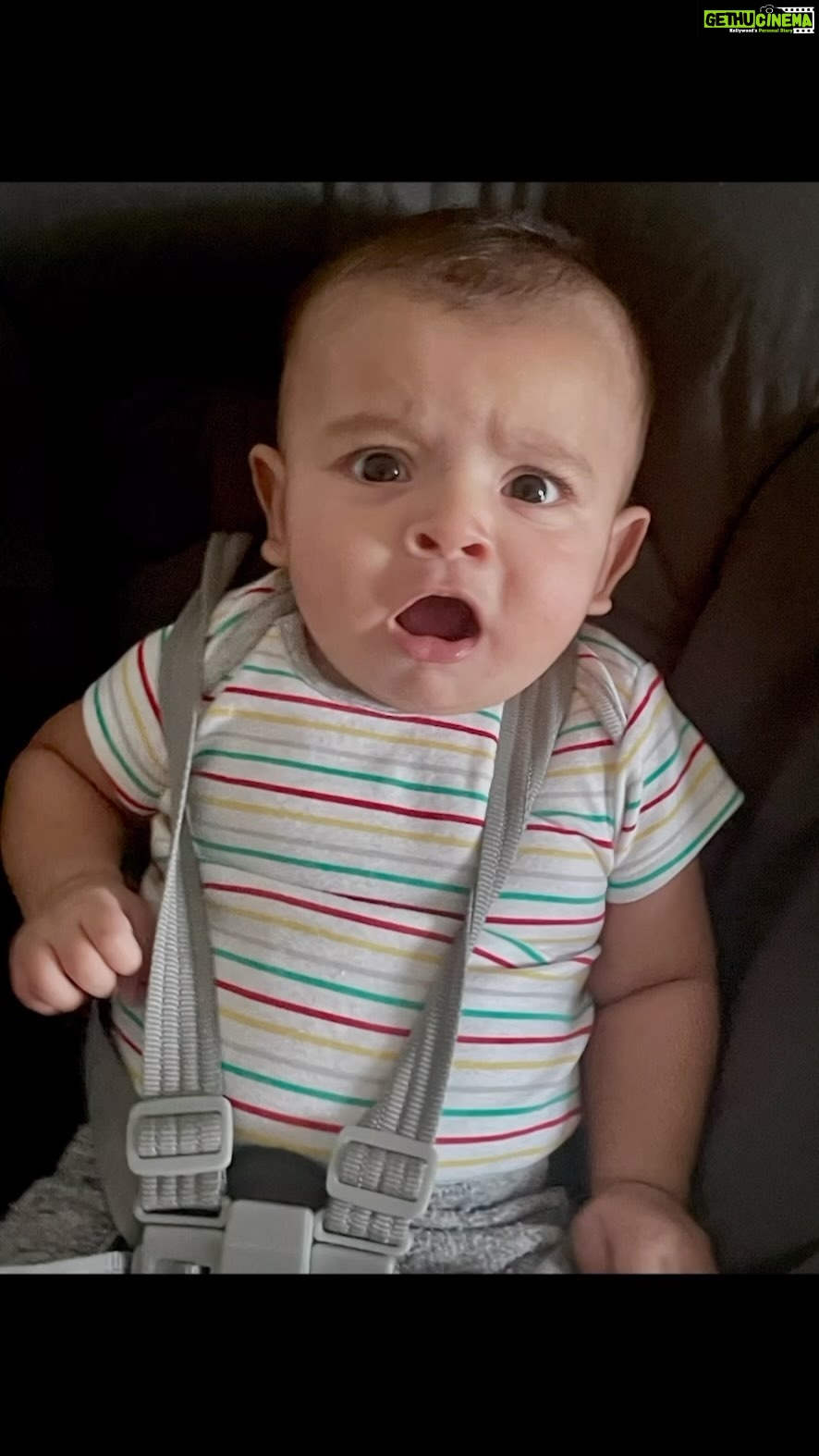 Ishaara Nair Instagram - This trend but funny baby faces 😝 #justforthetrend #instagramreels Dubai, United Arab Emirates