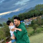 Ishaara Nair Instagram - A very happy birthday to the most loving, most selfless, most giving, most positive, most emotional man, our rock ❤️ and the world’s best dad and husband. Thank you for making our life blessed, easy and joyful just by being in it. Thank you for loving me at my worst ❤️ and of course my best. Thank you for being the best team mate. I am the luckiest girl alive to call you MY MAN. It’s a wild wild world out there and you are too good of a soul for this world. We love you to the moon and back dada. You da best ❤️❤️ oops! I am so emotional right now. K bye ❤️🤣🤗🎊🎂🎉 once again happy birthday to you from Goltu and me ❤️ Onwards and upwards ⬆️ Thank you God for all your blessings and always keeping our family protected and happy. #happybirthdaydada #birthdaypost #blessedfamily #loveandlight #onwardsandupwards