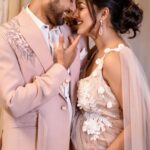 Ishita Dutta Instagram - No words to express this feeling ❤️❤️❤️ Thankyou @littletoesbymuskan for capturing these moments ❤️❤️❤️ @sapna_kapoorr Styled by: @styleitupbyaashna Ishita’s Outfit: @purvisethiacouture Jewellery: @noraahajewels Vatsal’s Outfit: @h.romanticartist