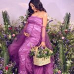 Ishita Dutta Instagram - Love 💜 Also obsessed with this color 💜 Shot by @littletoesbymuskan Styled by: @styleitupbyaashna Ishita’s Outfit: @mona_fashion_studio07 Jewellery: @noraahajewels