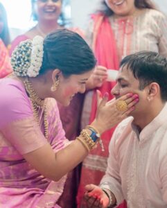 Ishita Dutta Instagram - Love Laughter Gratitude Happiness Blessings.. This day was everything we could have asked for…
Thanku for all ur wishes and love. 🧿

Some moments from the ceremony ❤️❤️❤️

@mjayphotography_