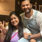 Ishita Dutta Instagram - Twinning 💜 In case you are wondering he copied me. @vatsalsheth Pic courtesy @sharadkelkar