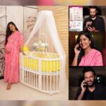 Ishita Dutta Instagram - @vatsalsheth Thank you Huny for the beautiful surprise 😄 and satisfying my pregnancy craving for this superb HunyHuny Cot for our Baby! Its the best thing we have in our Baby’s Nursery, equipped with multiple features and all safety checks.🙌 If you want to checkout this amazing HunyHuny Oval Rocking Cot Visit Now www.hunyhuny.com Happy Parenting! #hunyhuny #hunyhuny_india #ishitadutta #vatsalsheth #celebmom #celebdad #momtobe #babynursery