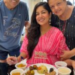 Ishita Dutta Instagram - ‘Shaadh Celebration’ Bengali baby shower that my mom threw for me… small intimate and impromptu but the best… Feel so blessed ❤️ @vatsalsheth