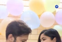 Ishita Dutta Instagram - Namkaran Ceremony of our little one ❤️ Vaayu Sheth 🧿 Thankyou for all the love and blessings 🙏