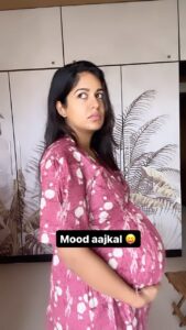 Ishita Dutta Instagram - Mood Aajkal… 🫣

#pregnancylife #preggoproblems #justforfun