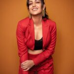 Ishita Dutta Instagram – Getting ready for Christmas 🎄 

Styled by @natashaabothra 
Team @mausmi_mitra_
Outfit @ranbirmukherjeeofficial
Earrings @misho_designs
Ring @pc_jeweller 
Photographer @ashish_ojha_photography