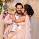 Ishita Dutta Instagram - Only Love ❤️ Thanku for capturing these moments so beautifully…. Memories for a lifetime. Cannot wait for the next phase of our life to start… @littletoesbymuskan @sapna_kapoorr Stay tuned for more amazing pics from the shoot…. 💜💜💜 @vatsalsheth Styled by: @styleitupbyaashna Ishita’s Outfit: @purvisethiacouture Jewellery: @noraahajewels Vatsala’s Outfit: @h.romanticartist
