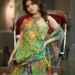 Iswarya Menon Instagram – Grace over everything 💚🧡 
.
📷 @ganeshpeddireddy 
Stylist- @saranya_raov
Outfit: @taavareclothing
Accessories: @treasureboxoriginals
Styling assistant- @_anok_ok 
Makeup- @munna_bridal_makeup
Hair- @sknsankar