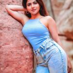 Iswarya Menon Instagram - One of the seven wonders of the world 🌎 Petra you were truly magnificent 💙🤎 . Thank you @moh_alhomedi for these gorgeous pictures 🌟