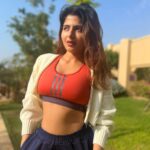 Iswarya Menon Instagram – Feeling orange 🍊