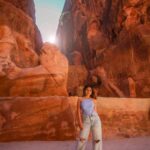 Iswarya Menon Instagram - One of the seven wonders of the world 🌎 Petra you were truly magnificent 💙🤎 . Thank you @moh_alhomedi for these gorgeous pictures 🌟