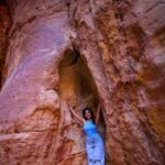 Iswarya Menon Instagram - One of the seven wonders of the world 🌎 Petra you were truly magnificent 💙🤎 . Thank you @moh_alhomedi for these gorgeous pictures 🌟
