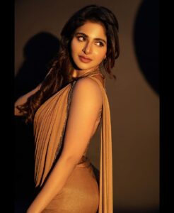Iswarya Menon Instagram - మీ అందరికీ ఉగాది శుభాకాంక్షలు 🌸
Here’s to a fresh start & an exciting year ahead 😍
Wish you & your family a happy #ugadi ♥️
.
📷 @shareefnandyala 
Styled by -  @_akhiladasari 
Wearing - @sonaakshiraaj
Jewellery -  @alluringaccessories.a2
M&H - @glitterzmakeupstudiomakeup
Styling team - @shoaibs_art @ravi_deva987
