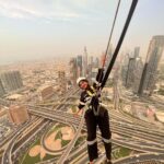 Iswarya Menon Instagram - “Edge walk” literally 😳 Never knew that walking & swinging on the edge of an open building wil be fun 😳 . @gtholidays.in ♥️ Karthik & @rajeesh_raju_ thank you for making my #dubai experience truly amazing.