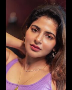 Iswarya Menon Instagram - Adding some purple on your feed this Sunday 💜 Have a happy weekend you all 💋 . 📷 @storiesbypreetham Mua @jayamukeshmenon @svahofficial