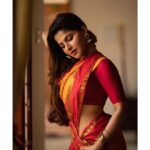 Iswarya Menon Instagram – Wishing all of you a happy Pongal & a prosperous Makar Sankranthi 💛 
.
.
@camerasenthil 
@jeevithamakeupartistry 
@ivalinmabia