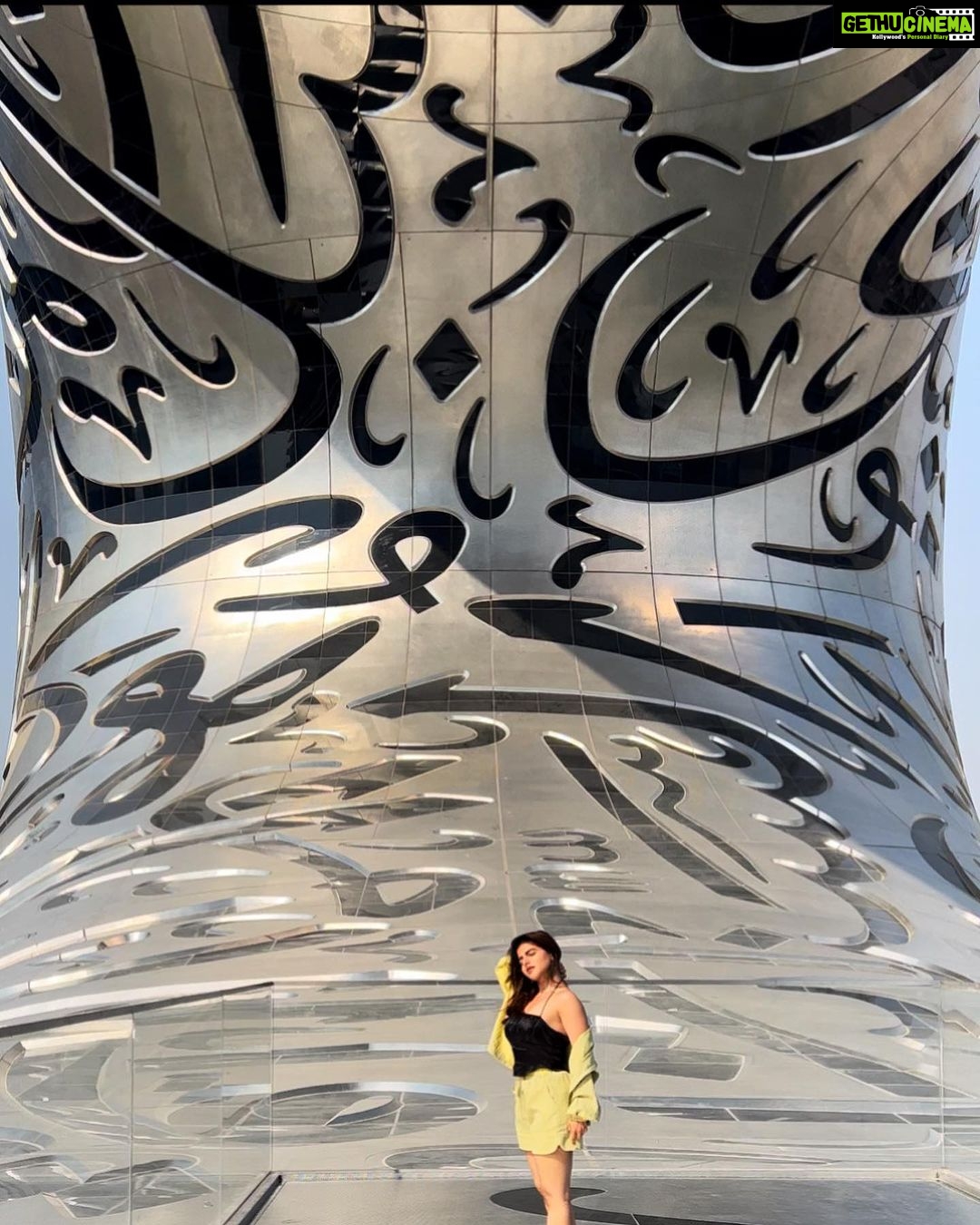 Iswarya Menon Instagram - Thank you @gtholidays.in for ensuring mum & I are having an incredible time at #dubai 💕🏆 . #mumdaughtervacay #futuremuseumdubai