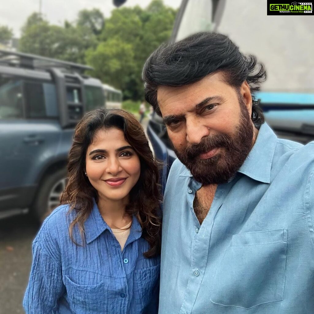 Iswarya Menon Instagram - My next in Malayalam with the One & Only #mammootty sir for the film #bazooka ♥