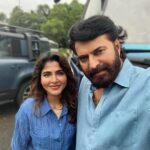 Iswarya Menon Instagram – My next in Malayalam with the One & Only #mammootty sir for the film #bazooka ♥️