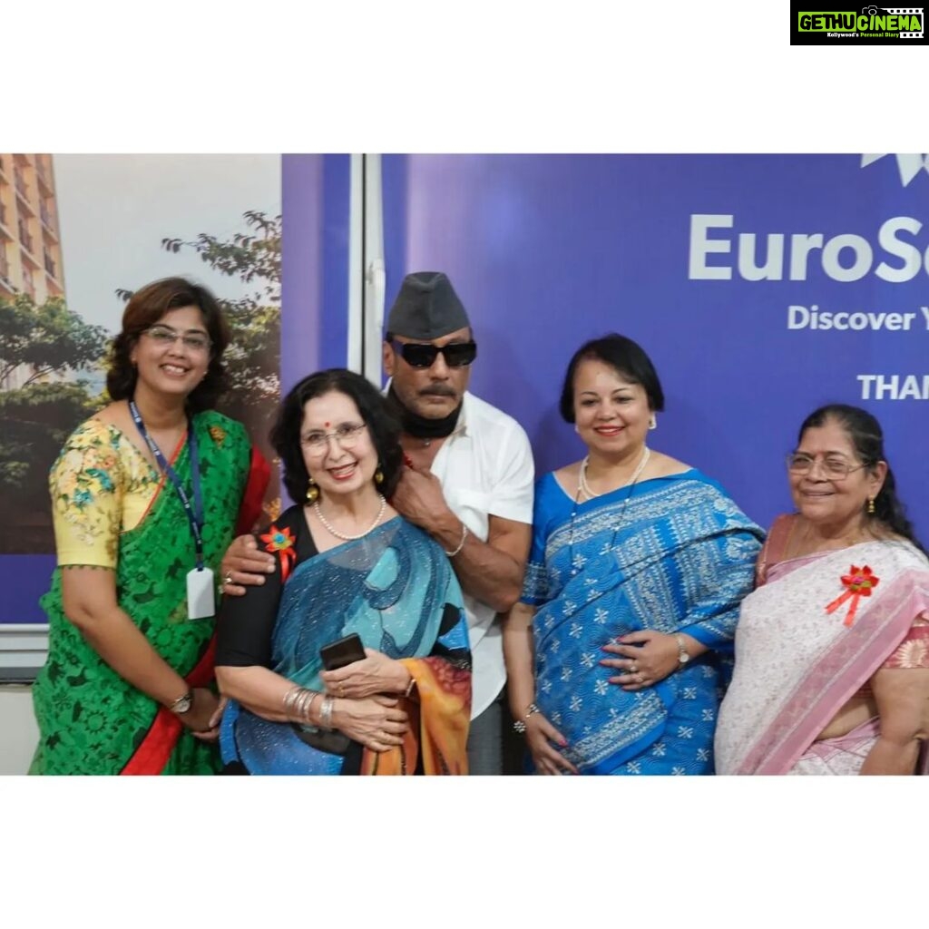 Jackie Shroff Instagram - Glad to be associated for years with Alert India that works towards leprosy awareness. Thankful to Ms.Veera Rao who organised a visit at Euro School, Thane, to create awareness amongst the students, faculty and the parents. @alertindiango #VeeraRao #LeprosyAwareness #EuroSchoolThane