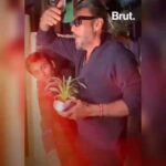 Jackie Shroff Instagram - Reposted from @brut.india Apna Bhidu seemingly can't step out of his house without this one thing... 👀 Swipe left for videos.. .. @pedlagaobhidu