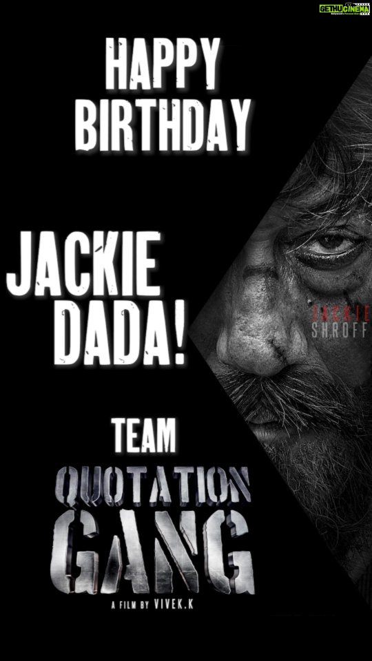 Jackie Shroff Instagram - Happy Birthday @apnabhidu From Team QUOTATION GANG #quotationgang #bollywood #hdbjackie #kollywood #hindi