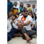 Jackie Shroff Instagram - Glad to be associated for years with Alert India that works towards leprosy awareness. Thankful to Ms.Veera Rao who organised a visit at Euro School, Thane, to create awareness amongst the students, faculty and the parents. @alertindiango #VeeraRao #LeprosyAwareness #EuroSchoolThane