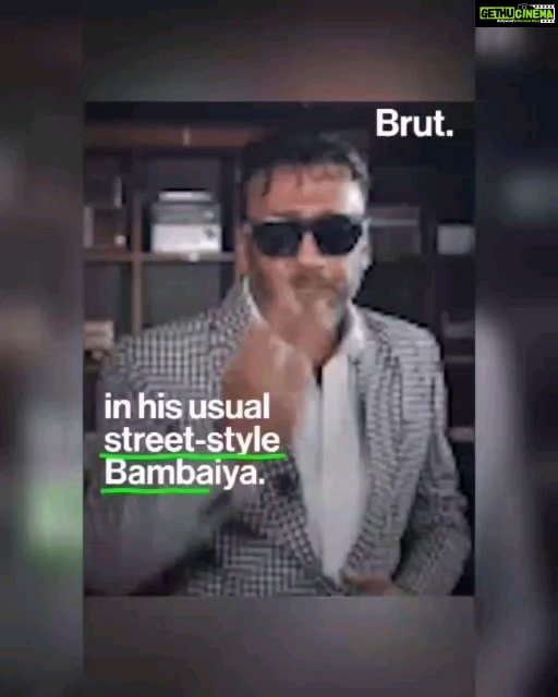 Jackie Shroff Instagram - Reposted from @brut.india Apna Bhidu seemingly can't step out of his house without this one thing... 👀 Swipe left for videos.. .. @pedlagaobhidu