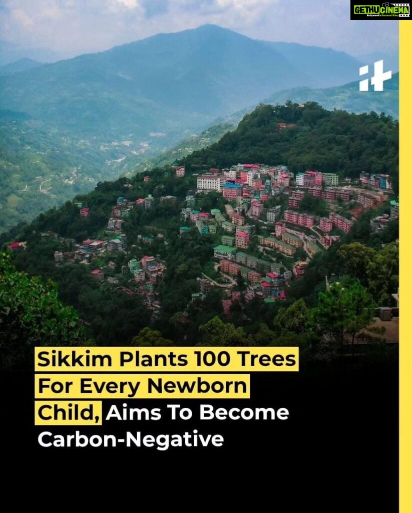 Jackie Shroff Instagram - Reposted from @indiatimes Sikkim claims to be a carbon-neutral state and is on its way to achieving a carbon-negative stance. While India plans for Net Zero by 2070, Sikkim plans to achieve even more and is introducing various pioneering programmes for the same. "We want to declare Sikkim as Green State and PM Narendra Modi has set a target for Net Zero by 2070, but Sikkim is already carbon neutral, and we are trying to achieve carbon negative. To achieve the same, we have started working, and we want the central government to declare Sikkim as a green state as we are already a carbon-neutral state, and we are expecting that. For the same forest department has flung into action so we are organizing a series of programs to achieve the same", Karma Loday Bhutia, Sikkim Forest Minister, was quoted as saying by India Today NE. At the centre of programmes introduced by the government is "Mero Rukh Mero Santati" (My Tree My Child), which entails planting 100 trees for every newborn baby in Sikkim. This aims to strengthen the age-old bond between society and nature, creating an ecosystem where both trees and children can thrive. ASHA workers, Anganwadi workers, gram panchayats, urban local bodies, and department staff are to assist in onboarding the parents. The program allows for planting trees on private land, community land, or nearby forests, providing flexibility to parents. The forest minister added, "One of the first such programs in the Eastern Himalayas and since after its official launch in Environment day we have over 5000 registration and Sikkim being least population density it is a huge number and if this trend continues then Sikkim will be able to plant more trees which will also help to attain Carbon Negative aim." #trees #plantmoretrees #carbonfootprint #carbonneutral #savetheplanet #savetheenvironment #gogreen