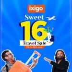 Jackie Shroff Instagram - Apna baccha, @ixigo sola saal ka ho gaya & we're celebrating it with "The Sweet 16 Travel Sale" ❤️ @suniel.shetty Bhidu, trip maarein kya?