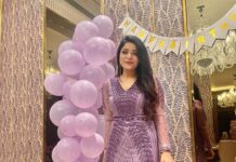 Janani Iyer Instagram - Thanks to everyone who posted “happy birthday” messages for me today! I read every one of them, and they totally made me smile. Not to mention my wonderful friends who made it extra special!💜💜💜 Outfit- @thehazelavenue Radisson Blu GRT Chennai