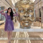 Janani Iyer Instagram - Thanks to everyone who posted “happy birthday” messages for me today! I read every one of them, and they totally made me smile. Not to mention my wonderful friends who made it extra special!💜💜💜 Outfit- @thehazelavenue Radisson Blu GRT Chennai