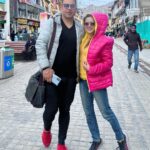 Jayshree Soni Instagram - One of my favourite thing love to do with you… Tripss Bike rides, chit chat, playing chesss, drinks, food and many more pagalpanti…🙏🤗😘 @adinlove6 #biketrips #youaresoimportant #younme #long #mustneeded #relationships #emptywithoutyou #thankyougod #humtum #belief #leh #ladakh Leh Ladakh - The Land of High Passes