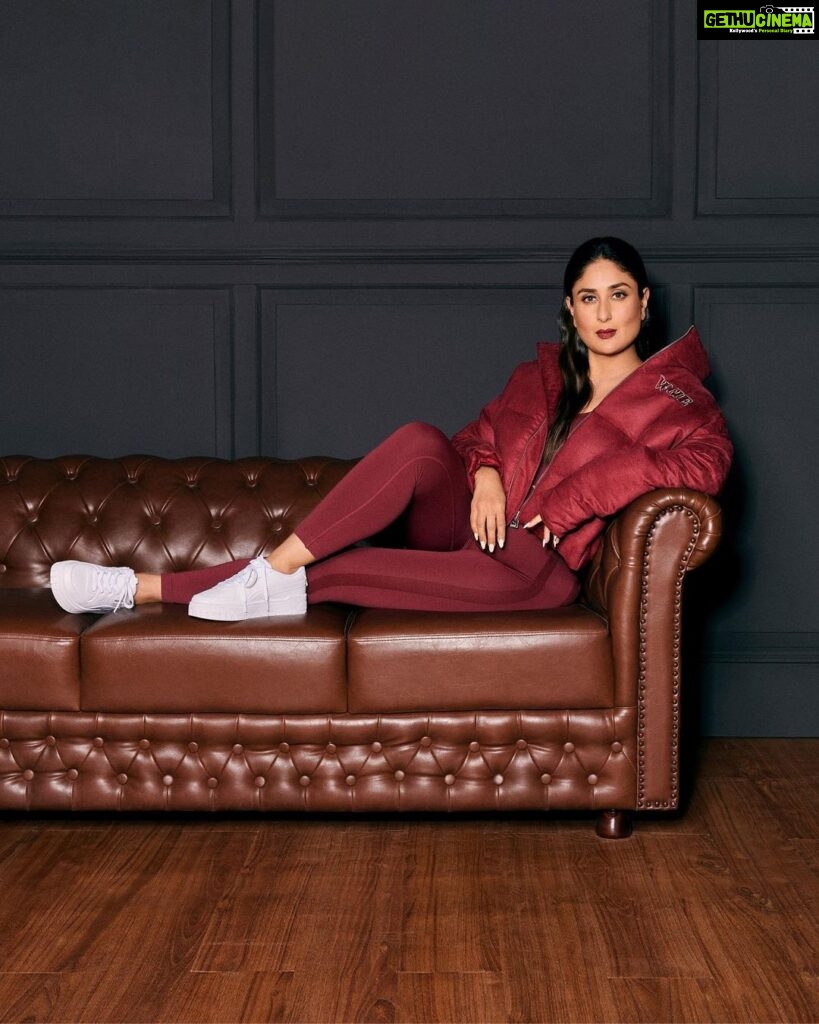 Kareena Kapoor Instagram - Vogue up like this 💃🏻🛋️ @pumaindia Shop the all-new PUMA X VOGUE collection and more AW22 styles on PUMA.com. Click the link in bio. #PUMAxKareena #Ad